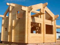 Выбор материала, этапы строительства - деревянного дома, бани   