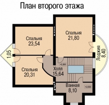 Кирпичный коттедж КК-378 (13,5x20,4 м) Кирпичный коттедж КК-378 (13,5x20,4 м)