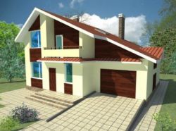 Типовой проект коттеджа ТК-157 (10,00x11,50 м) Типовой проект коттеджа ТК-157 (10,00x11,50 м)