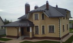 Кирпичный коттедж КК-211 (11,19x10,02 м) Кирпичный коттедж КК-211 (11,19x10,02 м)